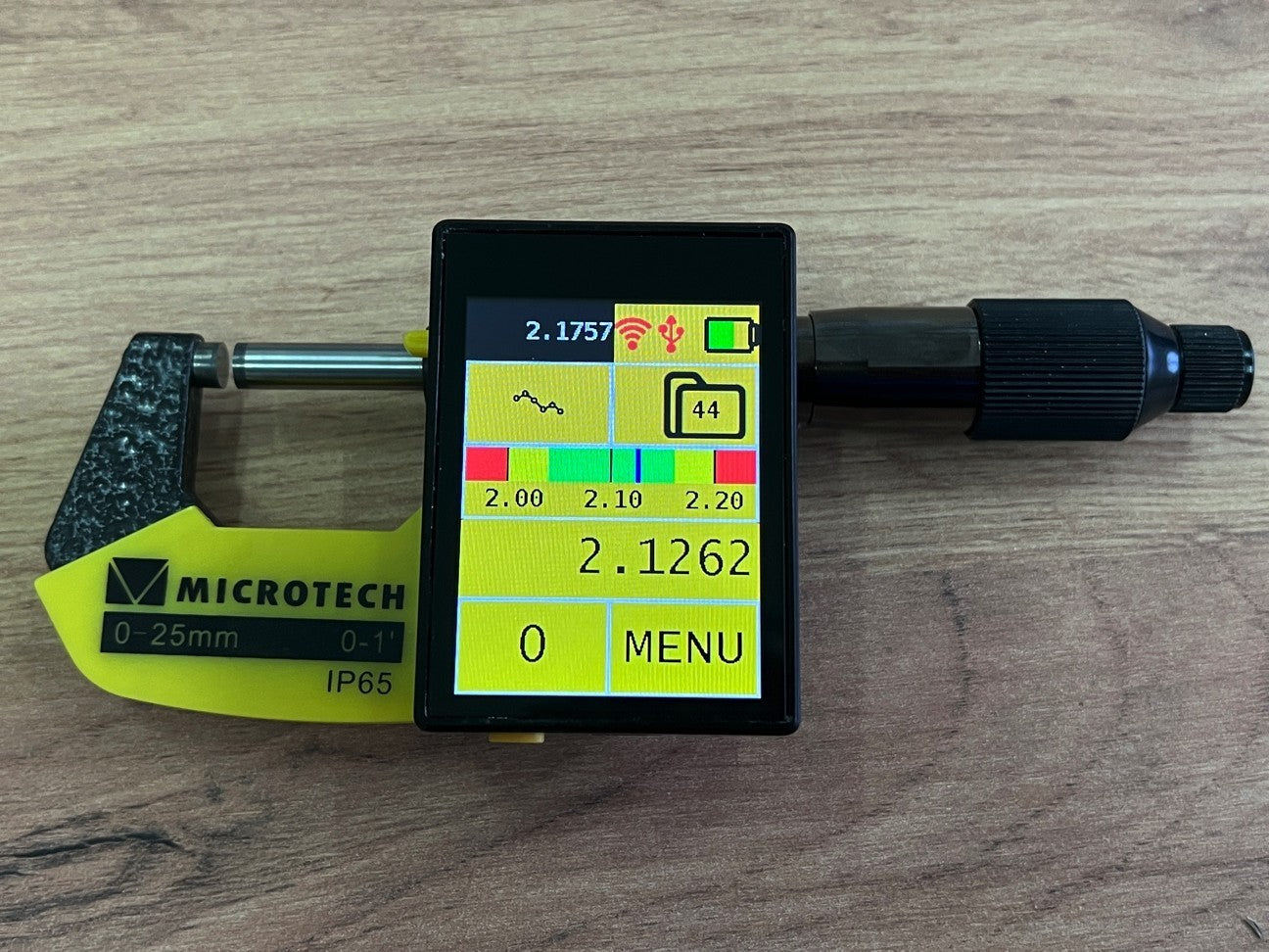 Tablet sub-micron micrometer IP65 COOLANT PROOF
