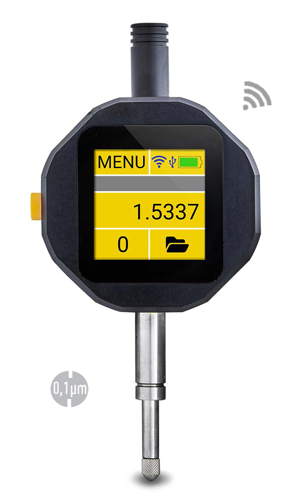 Sub-micron computerized indicator .003mm/.0001inch Resolution 0-25.4mm/0-1 inch