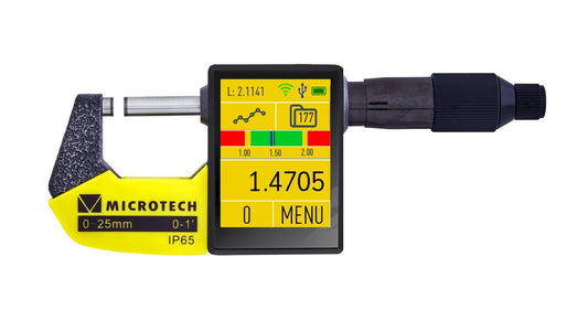 Tablet sub-micron micrometer IP65 COOLANT PROOF