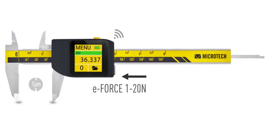 Computerized e-Force caliper IP54 COOLANT PROOF