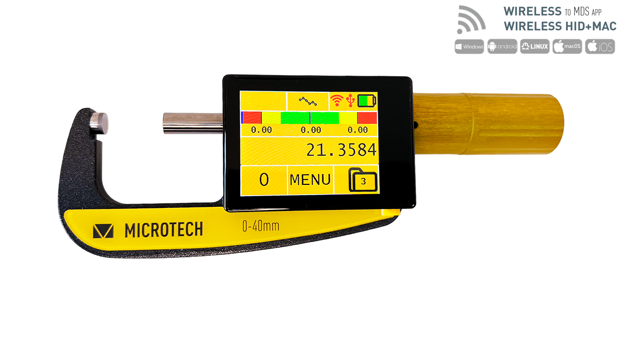 Computerized micrometer non-rotating spindle IP65 COOLANT PROOF 0-1.5inch